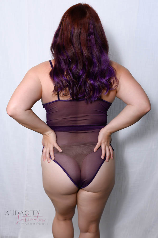 Purple Lace Teddy